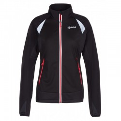 Kilpi Nordim-W černá dámská větruodolná bunda na běh, kolo nebo běžky