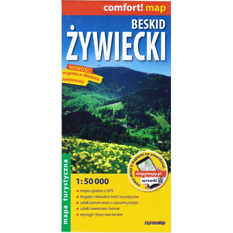 TerraQuest Zivecke Beskydy Beskid Zywiecki 50 000 turisticka mapa