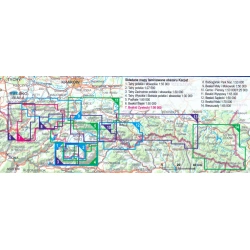 TerraQuest Zivecke Beskydy Beskid Zywiecki 50 000 turisticka mapa oblast