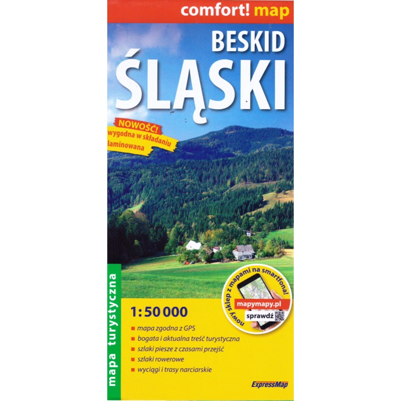 TerraQuest Slezske Beskydy Beskid Slaski 50 000 turisticka mapa