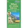ORAMA 21 Mt Athos 30 000 turisticka mapa popis 199 km tras