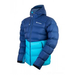 Sir Joseph Ladak Man navy/turquoise pánská zimní péřová bunda
