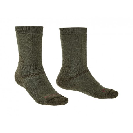 Bridgedale Explorer HW MP Boot (Unisex) olive trekové ponožky velmi teplé Merino vlna 