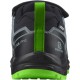 Salomon XA Pro V8 CSWP K 414373 black/black/green dětské nízké nepromokavé boty2