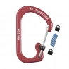 Nite Ize SlideLock Carabiner Aluminum 3 karabina s posuvnou pojistkou cervena
