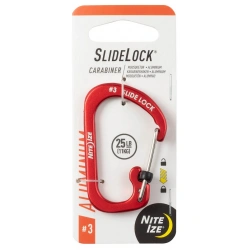 Nite Ize SlideLock Carabiner Aluminum 3 karabina s posuvnou pojistkou cervena 1