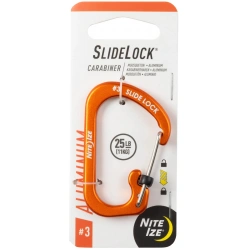 Nite Ize SlideLock Carabiner Aluminum 3 karabina s posuvnou pojistkou oranzova 1