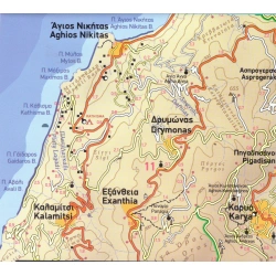 TERRAIN 351 Lefkada 45 000 turisticka mapa 1