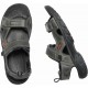 Keen Targhee III Open Toe Sandal M grey/black pánské kožené outdoorové sandály4