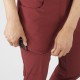 Salomon Wayfarer Pants W Cabernet C17045 dámské lehké turistické softshellové kalhoty6