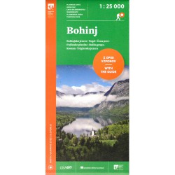 Geodetski Bohinj 1:25 000 turistická mapa