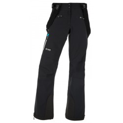 Kilpi Team Pants-W černá dámské nepromokavé zimní lyžařské kalhoty