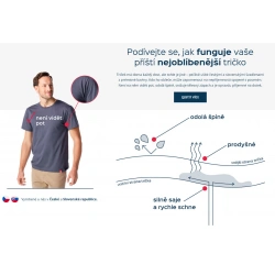 CityZen Agen dark khaki panske triko kratky rukav bavlna 4