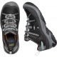 Keen Circadia WP W black/cloud blue dámské nízké nepromokavé kožené boty 4
