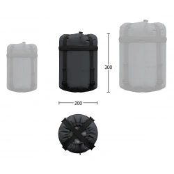 Hannah Sherpa 160 blue nights orangeade letni az trisezónni spaci pytel  190l 4