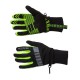 Progress Snowsport Gloves černá/refl. žlutá unisex zimní větruodolné běžkařské rukavice 1