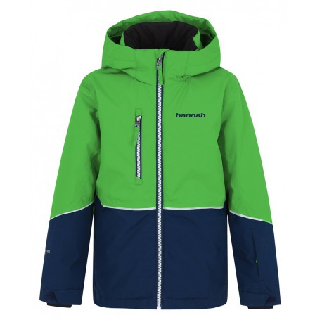 Hannah Anakin Jr classic green/dress blues II dětská zimní voděodolná lyžařská bunda