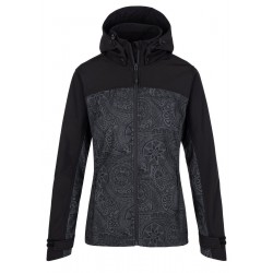 Kilpi Ravia-W tmavě šedá SL0124KIDGY dámská softshellová bunda s kapucí 10000