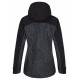 Kilpi Ravia-W tmavě šedá SL0124KIDGY dámská softshellová bunda s kapucí  1