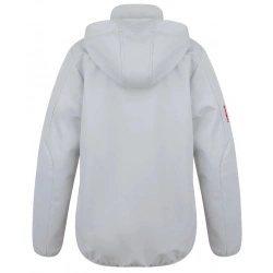 Husky Sonny L lt. grey damska softshellova bunda s kapuci 1