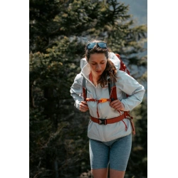 Husky Sonny L lt. grey damska softshellova bunda s kapuci 3