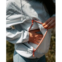 Husky Sonny L lt. grey damska softshellova bunda s kapuci 5