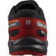 Salomon Speedcross CSWP J Black/Fiery Red 471234 dětské nepromokavé nízké boty3
