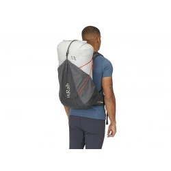 Rab Muon 40 pewter graphene ultralehky turisticky expedicni batoh s rolovacim uzaverem 10