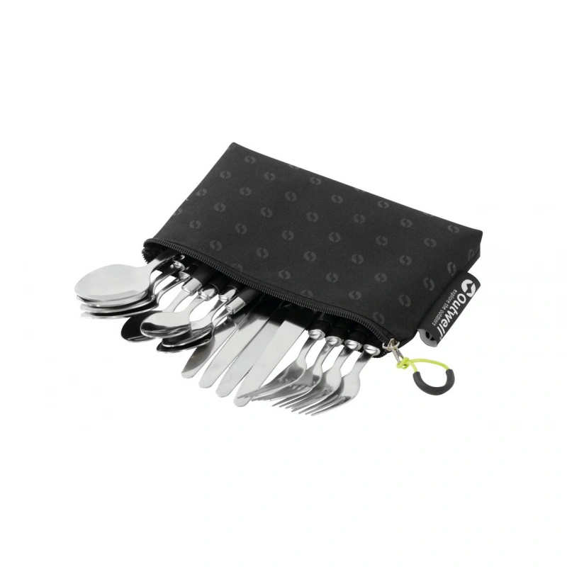 Outwell Pouch Cutlery set sada nerez priboru v cestovnim pouzdre pro 4 osoby