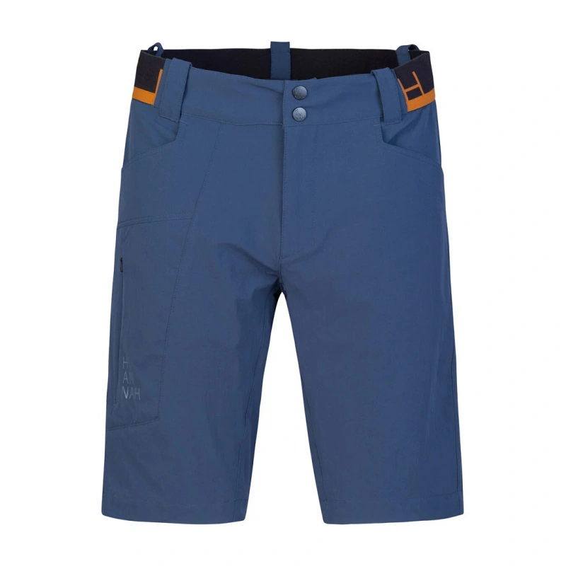 Hannah Nairi II midnight navy orange panske funkcni outdoorove turisticke kratasy