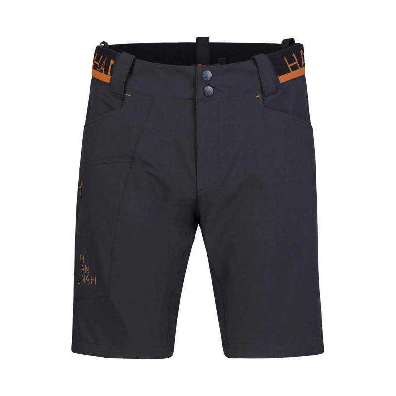 Hannah Nairi II anthracite orange panske funkcni outdoorove turisticke kratasy s kapsami