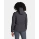 Kilpi Ravia-W tmavě šedá TL0109KIDGR dámská softshellová bunda s kapucí 1