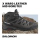 Salomon X Ward Leather Mid GTX Phantom 471817 pánské vyšší nepromokavé trekové boty 6