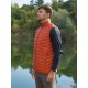 Husky Dresles M brick orange pánská lehká péřová vesta DWR 4