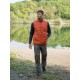 Husky Dresles M brick orange pánská lehká péřová vesta DWR 5