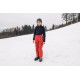 Husky Gilep Kids red dětské nepromokavé zimní rostoucí lyžařské kalhoty 5