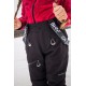 Husky Gilep Kids black dětské nepromokavé zimní rostoucí lyžařské kalhoty 6