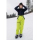 Husky Gilep Kids br. green dětské nepromokavé zimní rostoucí lyžařské kalhoty 5