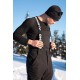 Husky Galti M black pánské nepromokavé zimní lyžařské softshellové kalhoty 5