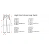 _High Point Versa Lady Pants black damske softshellove prodysne kalhoty zmereno