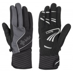 Kilpi Nevil-U černá QU0610KIBLK unisex softshellové rukavice na běžky, kolo, běh, outdoor