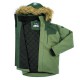 Kilpi Alpha-M khaki QM0502KIKHK pánská zimní bunda (kabát) s kožešinou  5