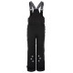 Kilpi Charlie-J černá QJ0452KIBLK dětské nepromokavé zimní lyžařské kalhoty s laclem 1