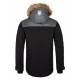 Kilpi Alpha-M černá QM0502KIBLK pánská zimní bunda (kabát) s kožešinou 1