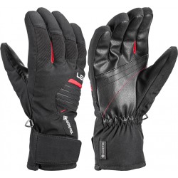 Leki Vision GTX black/red pánské nepromokavé lyžařské rukavice