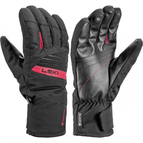 Leki Space GTX black-red 653861302 pánské nepromokavé lyžařské rukavice