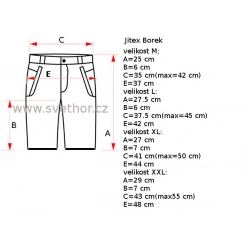 _Jitex Borek 902 Ts petrol panske boxerky Merino vlna petrol zmereno