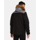 Kilpi Alpha-M black UM0127KIBLK pánská zimní bunda (kabát) s kožešinou 1