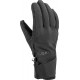 Leki Movin black unisex větruodolné zimní lyžařské softshellové rukavice na běžky, běh