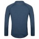 Kilpi Mavora Top-M tmavě modrá SM0505KIDBL pánské triko dlouhý rukáv 100% Merino vlna 1